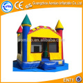 PVC pink princess castle/inflatable bouncer house, inflatable bubble bouncer baby trampoline